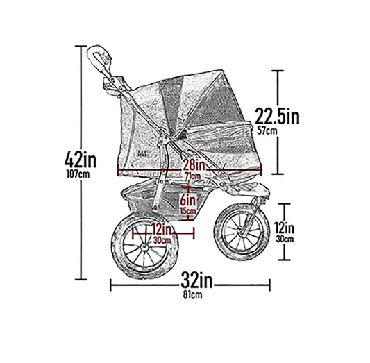 Pet Gear No-Zip NV Pet Stroller, Zipperless Entry, One-Hand Fold, Gel-Filled Tires, Plush Pad & Cover, Orchid